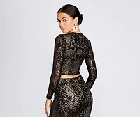 Glamorous Girl Crop Top