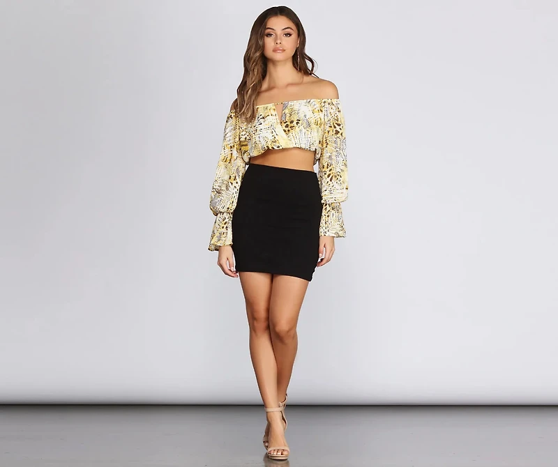 Untamed Off-The-Shoulder Top