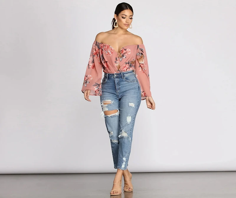Darling Floral Chiffon Top