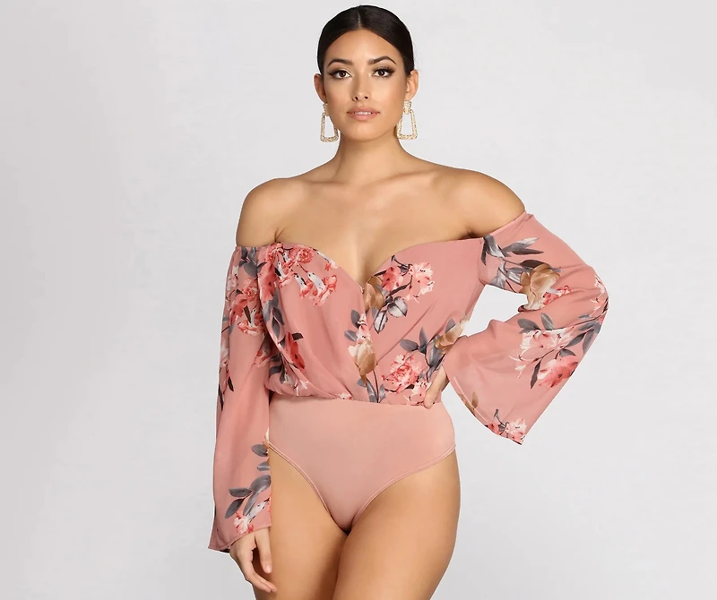 Darling Floral Chiffon Top