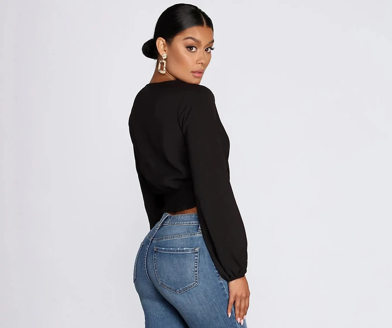 Wrapped Sophistication Blouse