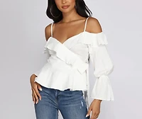Madame Bell Sleeve Blouse