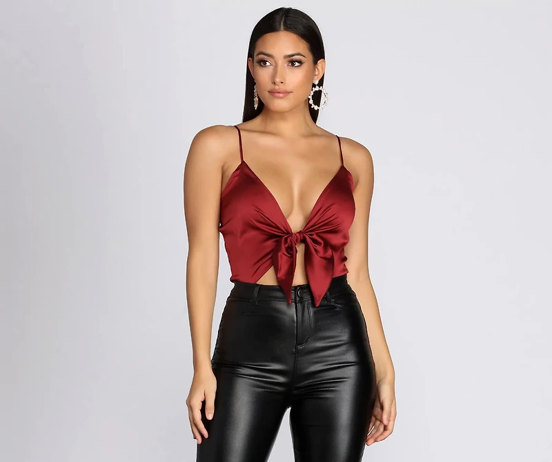 Sleek Satin Bodysuit