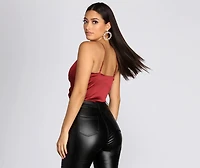 Sleek Satin Bodysuit