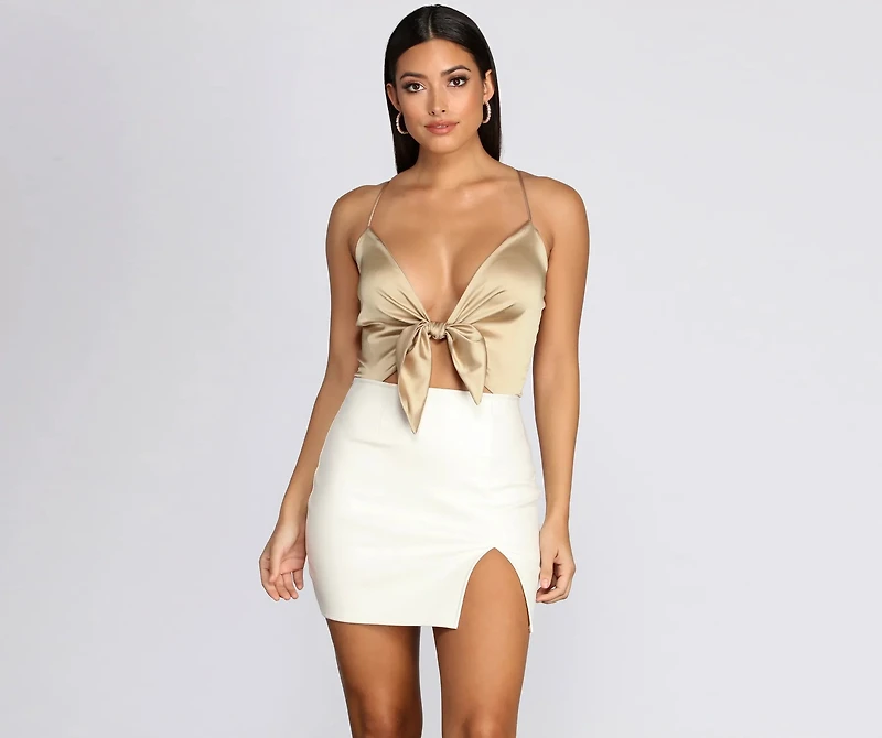 Sleek Satin Bodysuit