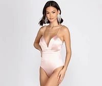Regining Satin Bodysuit