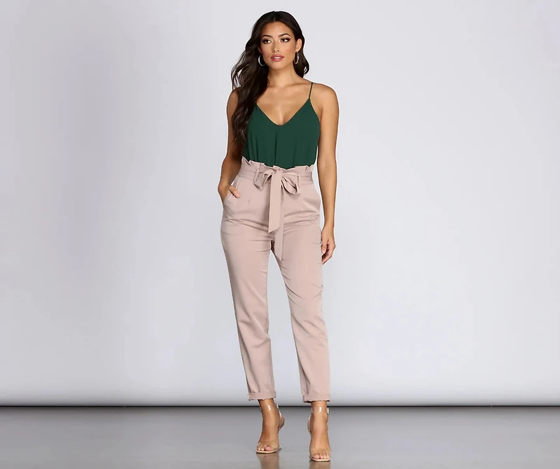 Let Loose V Neck Bodysuit