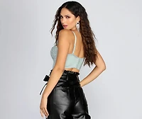 Reigning Lace Bustier Top
