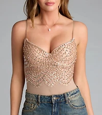 Twisted Angel Embroidered Bodysuit