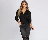 Poised Peplum Blouse