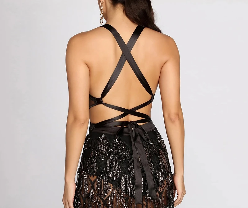 Let's Get Loud Fringe Dress