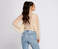 Effortlessly Chic Sheer Top