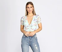 Bloom Floral Crop Top
