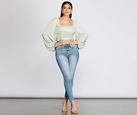 Got That Chic Vibe Crop Top