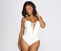 Ready Or Not Ruched Bodysuit