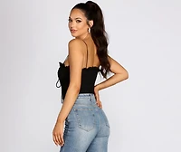 Ready Or Not Ruched Bodysuit