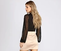 With Love Sheer Bodysuit