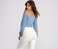 Sophisticated Chiffon Strapless Top