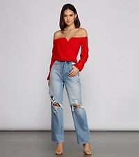 Sophisticated Chiffon Strapless Top