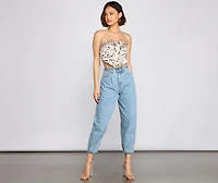 Wild At Heart Leopard Print Scarf Top