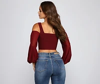 Drawn To You Long Sleeve Corset