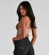 Dazzling Glow Embellished Bustier