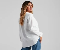 Office Chic Collared Button Up Blouse