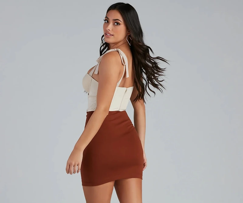 The Sun Tie Strap Corset