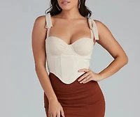 The Sun Tie Strap Corset