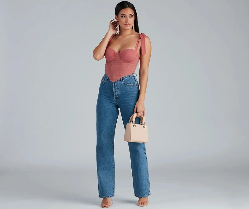 The Sun Tie Strap Corset