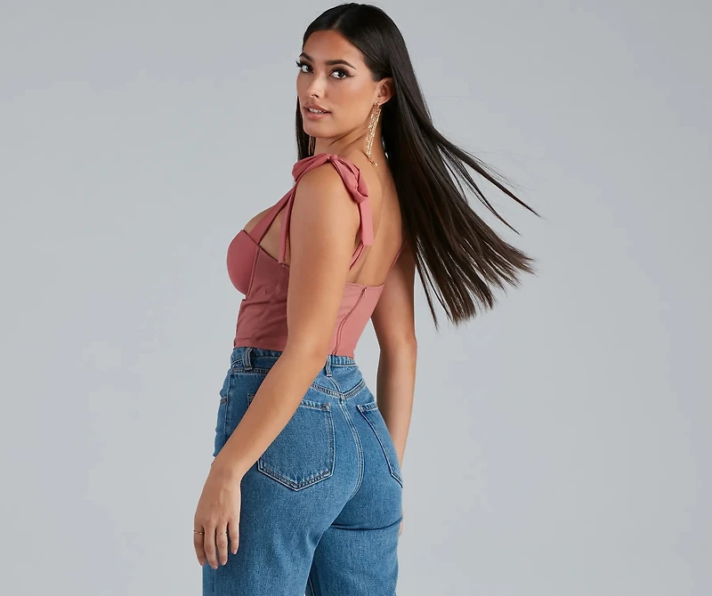 The Sun Tie Strap Corset