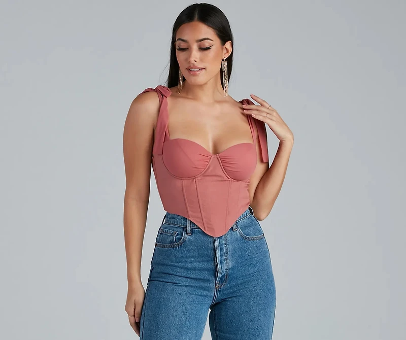 The Sun Tie Strap Corset