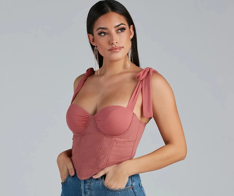 The Sun Tie Strap Corset