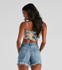 Dreamy Island Vibes Crop Top