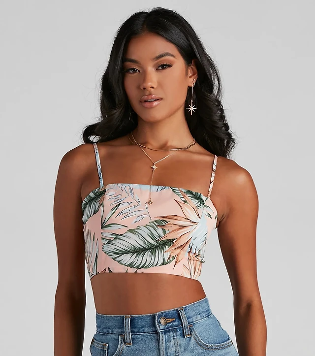 Dreamy Island Vibes Crop Top