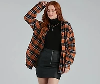 Cozy-Cute Plaid Flannel Top