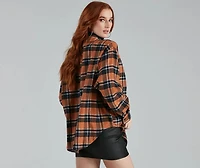 Cozy-Cute Plaid Flannel Top