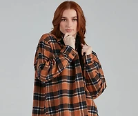 Cozy-Cute Plaid Flannel Top