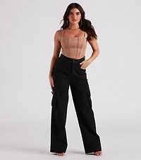 Slither Style Faux Suede Snake Corset Top