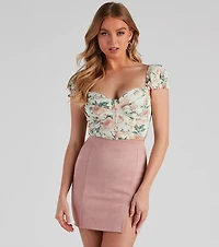 Dreaming of Florals Corset Top