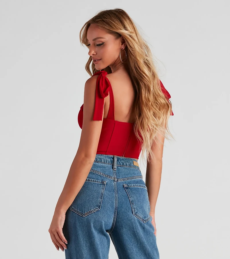 The Sun Tie Strap Corset