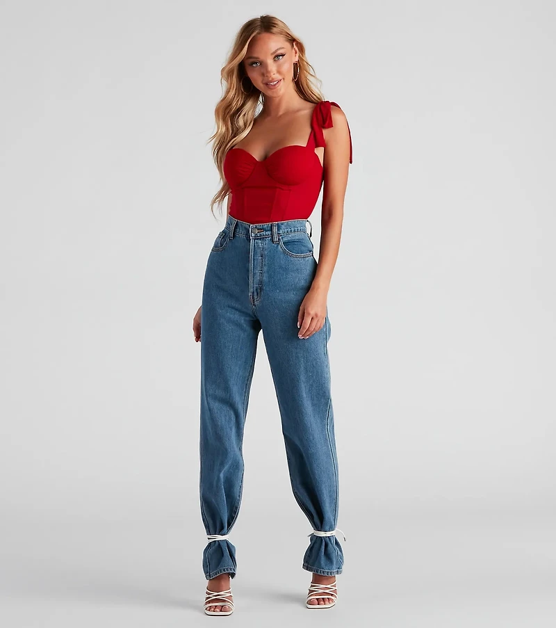 The Sun Tie Strap Corset