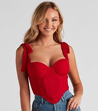 The Sun Tie Strap Corset