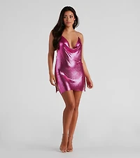 Endless Nights Chainmail Halter Dress