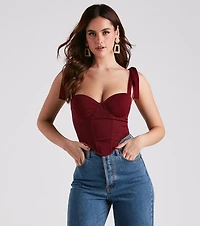 The Sun Tie Strap Corset