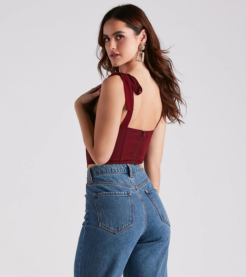 The Sun Tie Strap Corset