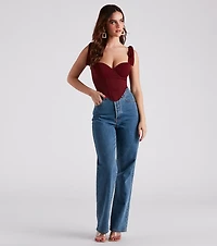 The Sun Tie Strap Corset