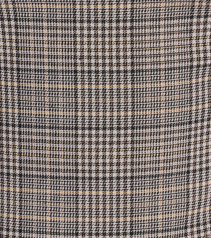 Preppy Vibe Lace-Up Plaid Corset Top