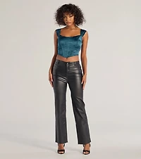 Renaissance Spell Lace-Up Satin Corset