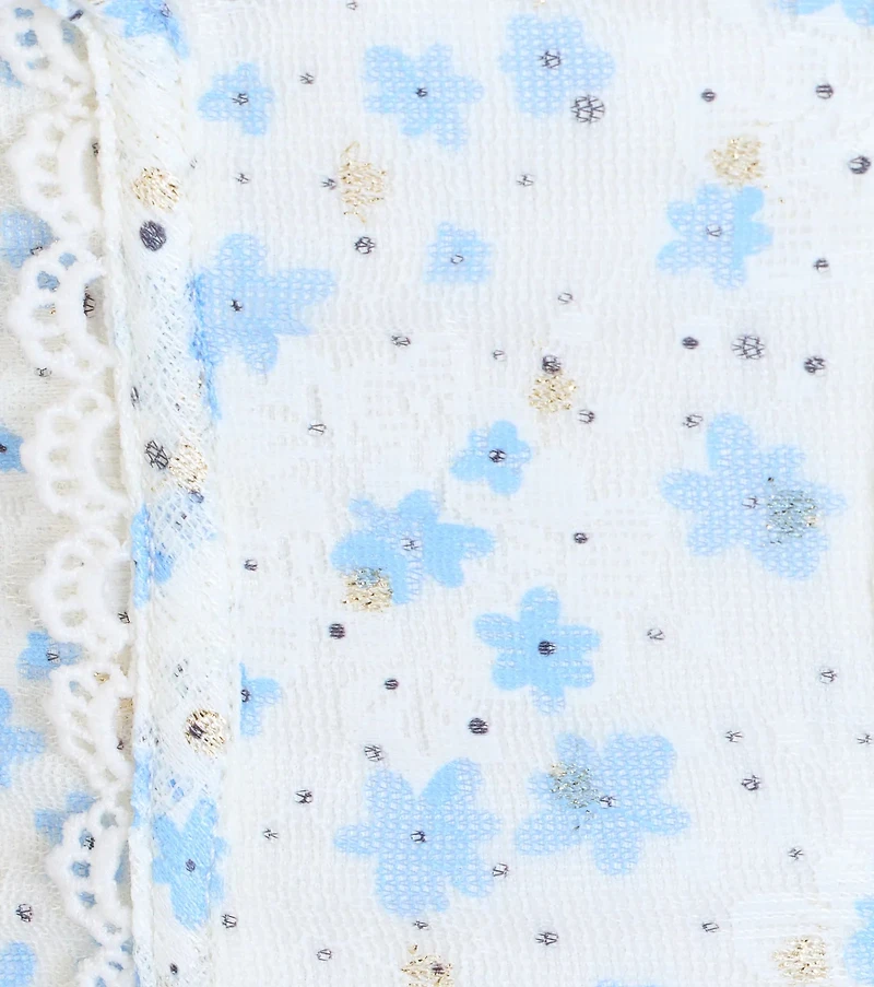 Special Moment Floral Glitter Dot Corset Top